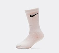 Nike Children 6 Pack Everyday Cushioned Sock - White - Size 9.5-2.5