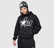 Lorenzo LW Star Puff Overhead Hoodie - Black - Size S