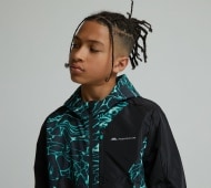 Monterrain Junior Meteor Windbreaker Jacket - Black - Size S/B