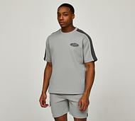 Nicce Revolve Piquet T-Shirt - Grey - Size XS