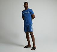 Nicce Rowan T-Shirt and Short Set - Blue - Size XS