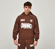 Forever Club Raze Overhead Hoodie - Brown - Size M