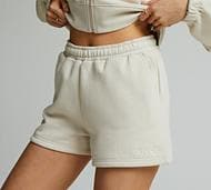 Nicce Womens Ersa Sweat Short - Beige - Size XS