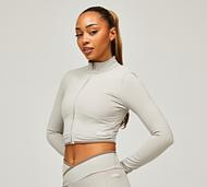 Forena Womens SLB Layer Zip Top - Grey - Size XS