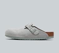 Birkenstock Boston Leather Sandal - Grey - Size 43