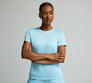 Under Armour Womens UA Tech Twist Short Sleeve T-Shirt - Blue - Size S