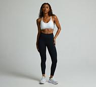 Under Armour Womens UA Crossback Low Sports Bra - White - Size M