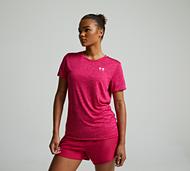 Under Armour Womens UA Tech Twist Short Sleeve T-Shirt - Pink - Size XS