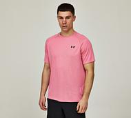 Under Armour UA Tech Textured Short Sleeved T-Shirt - Pink - Size S
