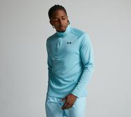 Under Armour UA Tech Textured Half Zip Top - Blue - Size 2XL