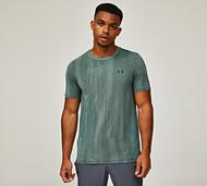 Under Armour Vanish Seamless Novelty T-Shirt - Green - Size S
