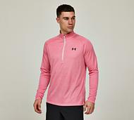 Under Armour UA Tech Textured Half Zip Top - Pink - Size XS