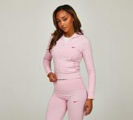Nike Womens Full Zip Hoodie - Pink - Size XS