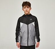 Frequency Junior Willpower Tech Windbreaker - Black - Size M/B