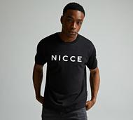 Nicce Ryot Logo T-Shirt - Black - Size XS