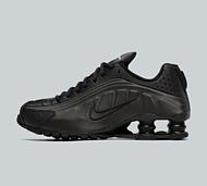 Nike Junior Shox R4 Trainer - Black - Size 5