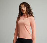 Nike Girls Training Half Zip Top - Pink - Size S/G