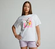 Nike Girls Photo T-Shirt - White - Size S/G