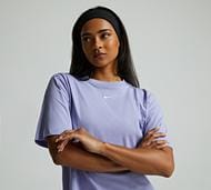 Nike Womens T-Shirt Essential LBR T-Shirt - Purple - Size S