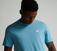 Nike Club T-Shirt - Blue - Size XS