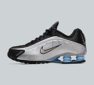 Nike Shox R4 Trainer - Silver - Size 8.5