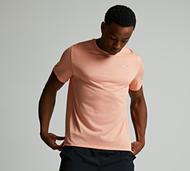 Nike Run Breathe Miler T-Shirt - Orange - Size S