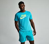 Nike Run Energy HBR UV Miler T-Shirt - Green - Size S