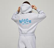 Nicce Girls Sapphire Hoodie - Grey - Size S/G