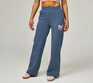 Forena Womens Forever Yours Open Hem Jogger - Blue - Size M