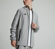adidas Junior Tiro Woven Hoodie - Grey - Size S/B