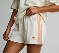 adidas Originals Womens Summer Glow Pique Short - White - Size XS
