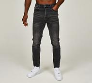 Alessandro Zavetti Quadratini Slim Tapered Denim Jean - Black - Size 28