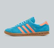 adidas Originals Womens Hamburg Trainer - Blue - Size 3.5