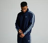 adidas Originals Woven Firebird Track Top - Navy - Size S