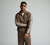 adidas Originals Woven Firebird Track Top - Brown - Size XS