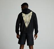 adidas Originals Skeleton Overhead Hoodie - Black - Size S