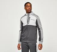 Mtissier Silvan Poly Full Zip Hoodie - Grey - Size M