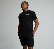 Mtissier Ennio T-Shirt and Short Set - Black - Size M