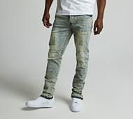 Lorenzo Enzo Slim Denim Jean - Blue - Size 34