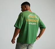 Lorenzo St Lorenzo Painter T-Shirt - Green - Size XS