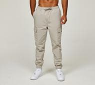 Closure London Woven Ripstop Cargo Pant - Stone - Size XS