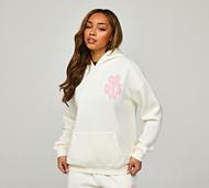 Ds Vu Womens Lovers Baby Overhead Hoodie - Cream - Size XXS