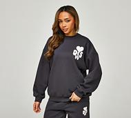 Ds Vu Womens Lovers Sweatshirt - Grey - Size XXS