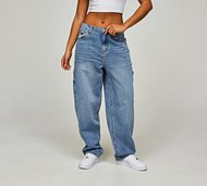 Faded Store Womens Carpenter Jean - Blue - Size 6