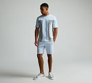 Celebre Side Colour Block Jersey T-Shirt - Blue - Size XS