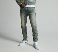 Dripmade Monogram Carpenter Denim Jean - Blue - Size 28