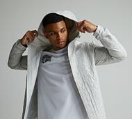 Dripmade Hoax Repeat Stitch Windbreaker - Grey - Size XS