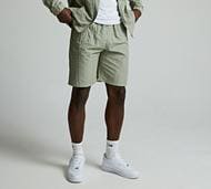 Dripmade Hoax Repeat Stitch Woven Short - Green - Size S