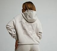 Dripmade Womens Orion Overhead Hoodie - Beige - Size XS
