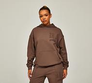 Dripmade Womens Orion Overhead Hoodie - Brown - Size XS